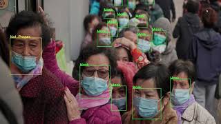 face mask with proper, improper wear and none detection small duration video screenshot 5