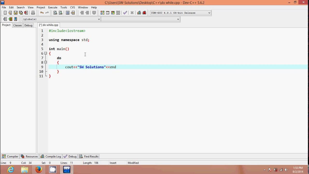 C++ Tutorial 6: Using the DO While Loop - YouTube