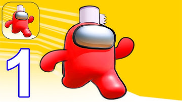 Run Imposter - Join Crewmate - Gameplay Walkthrough Part 1 All Levels 1 - 13 (Android,iOS)