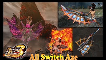 MHP3rd HD Texture Weapon All Switch Axe, Alatreon Texture and Map