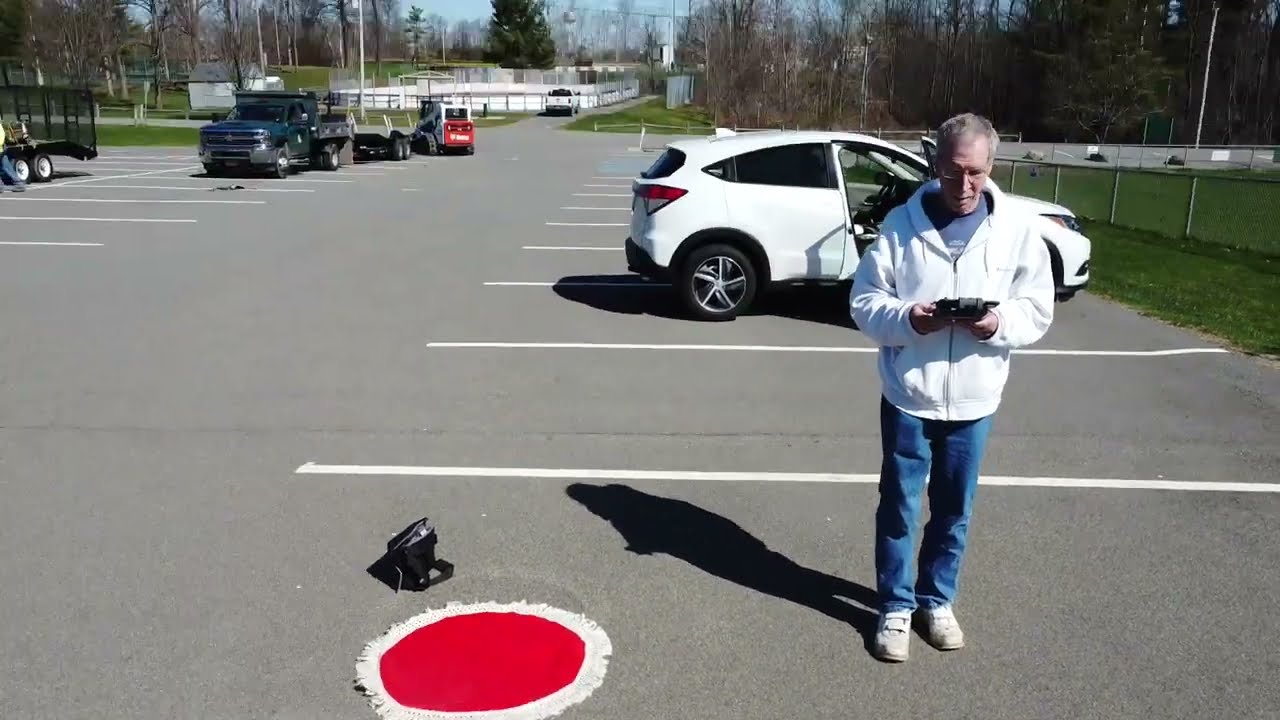 My First Drone Flight Returning to Launch Pad