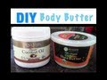 DIY: All Natural Body Butter