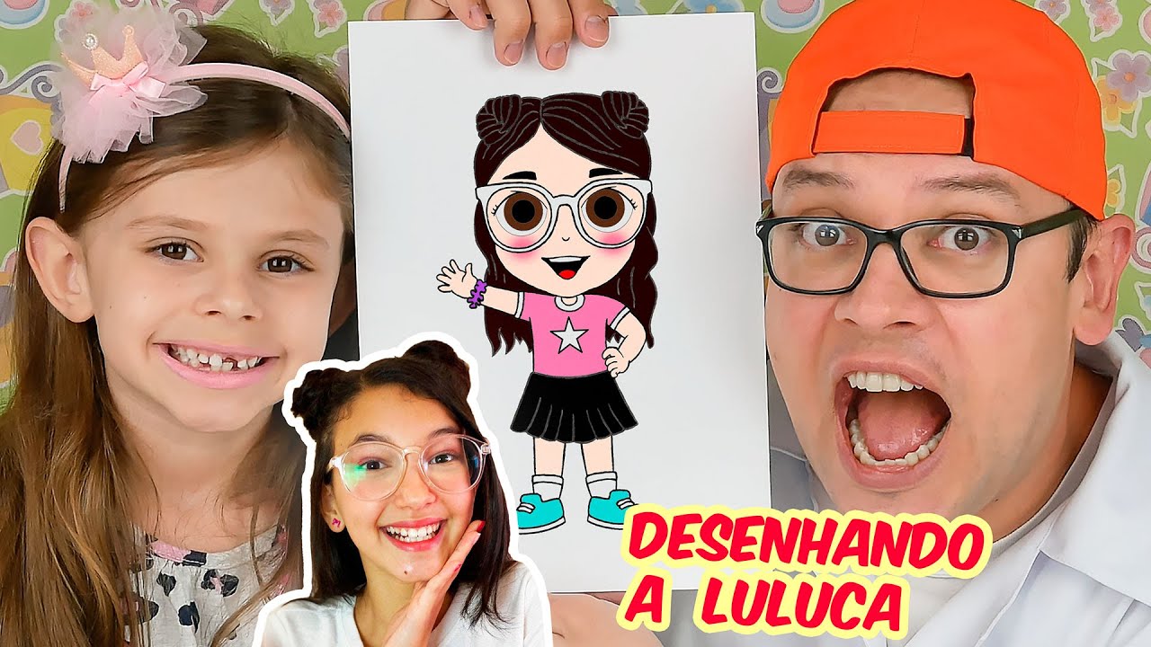 TUTORIAL: Como desenhar a LULUCA! How to draw LULUCA! #luluca  #comodesenharluluca 