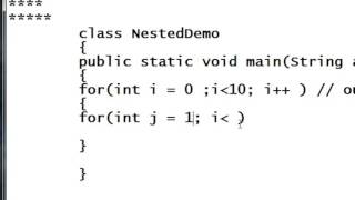Celebrity Java tutorial for beginners   26   Nested for loop example Net Worth