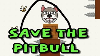 Save The Pitbull #puzzle #draw #funny screenshot 3