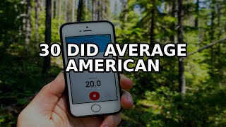 Did you know the average American spends over 30 days