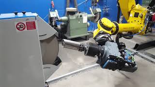 Kraftgesteuertes Polieren Sportauspuff Endrohr mit Roboter 2