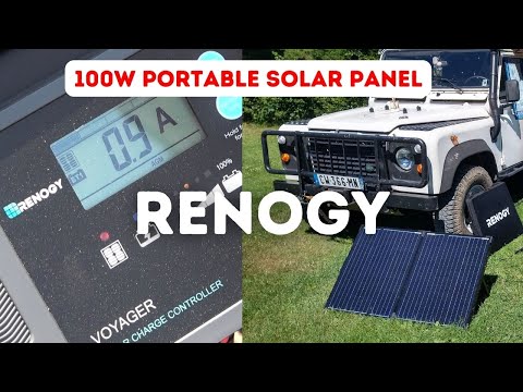 RENOGY 100W 12V Folding Solar Panel | Power Output & Connection Idea (Defender)