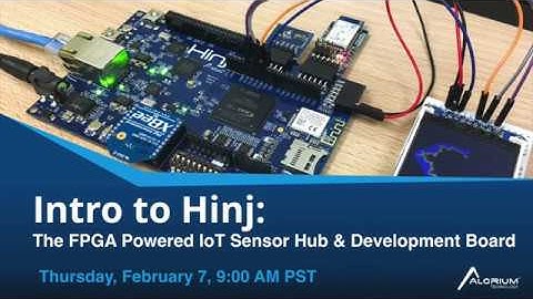 Intel Intro to Hinj Webinar