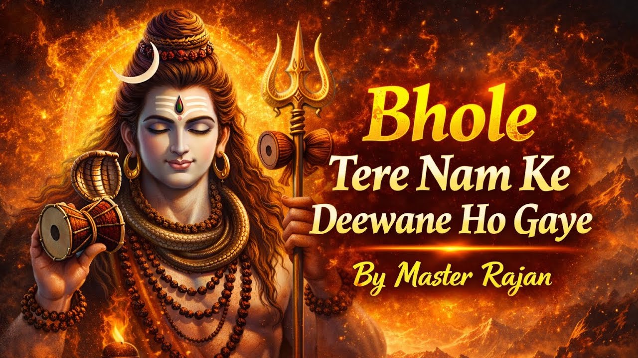 Bhole tere naam ke Deewane Ho Gaye Live By Master Rajan 🙏🏼❤️🙏🏼Bam Bam bhole booking cont: 9392560001