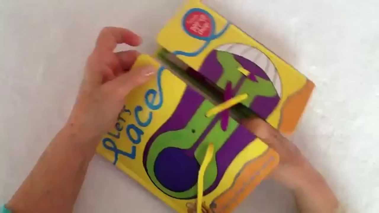 Let's Lace A StepbyStep Guide to Lacing Board Book Review YouTube