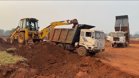 New 3DX Plus JCB Loading Murum Tow Tata 2518 Truck | JCB Loading Video