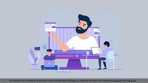 Language School Explainer video without voice over.