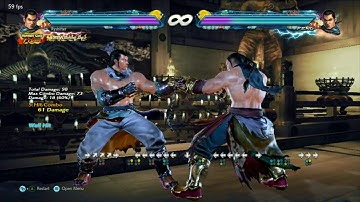 Tekken 7   Feng delayed SSR BT 1+2 wall tech catch on small and normal sized characters