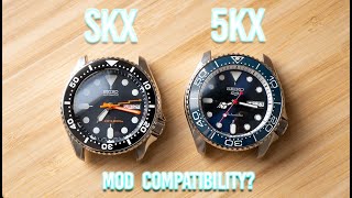 Seiko SKX vs 5KX/SRPD - Mod & Parts Compatibility - YouTube