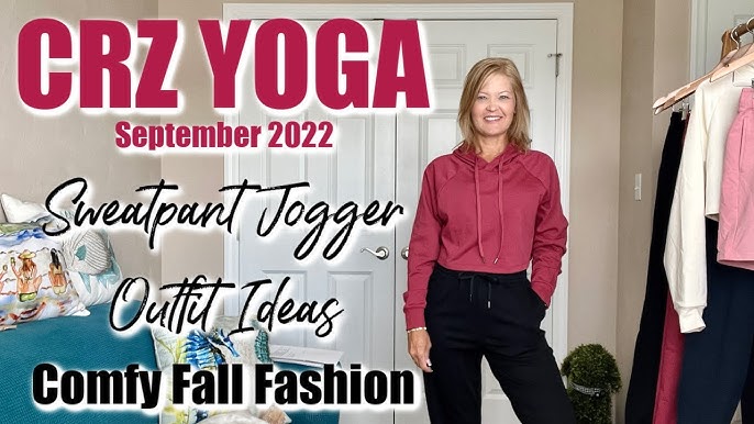 CRZ YOGA LOUNGEWEAR TRY ON HAUL  How I style Sweatpants for Fall