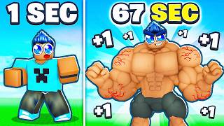 A cada CLIQUE eu Fico MAIS FORTE no Roblox