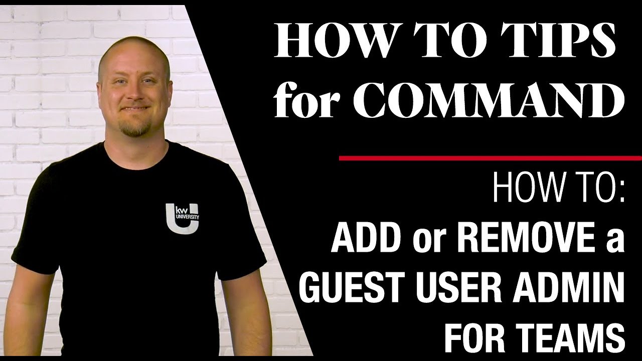 Add Or Remove A Guest User Admin In Command For Teams YouTube