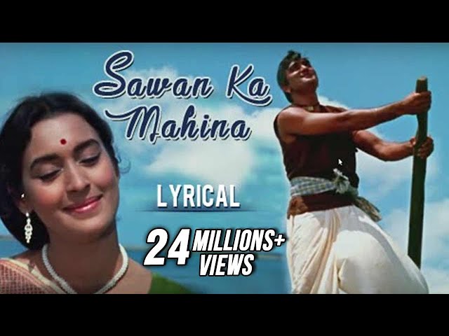 Sawan Ka Mahina Full Song With Lyrics | Milan | Lata Mangeshkar & Mukesh Hit Songs class=