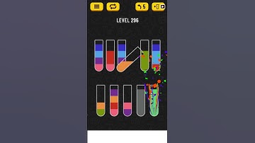 【Water Sort Puzzle】 Level 296
