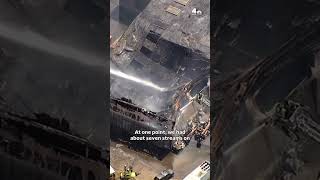 Multi-alarm fire in northern New Jersey sends thick smoke billowing into sky