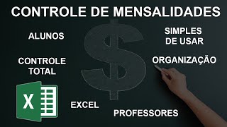 Planilha Controle de Mensalidade de Alunos screenshot 1