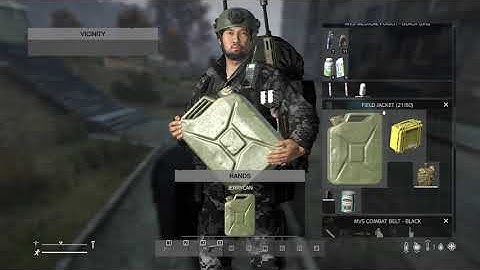 DayZ - How To Empty Jerry Can, Canteen and Bottles In DayZ