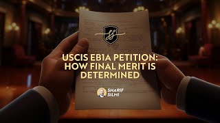 How does USCIS determine the final merit for the EB1a Petition?