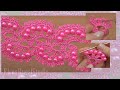 How To Make Crochet Tape Lace With Beads Урок 27 Нежное ленточное кружево
