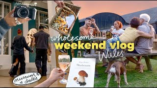 WHOLESOME WEEKEND VLOG | Wales getaway, history museum, new camera, mushroom picking & crochet!