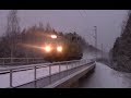 Junavideo marraskuulta / Train video from november 2017