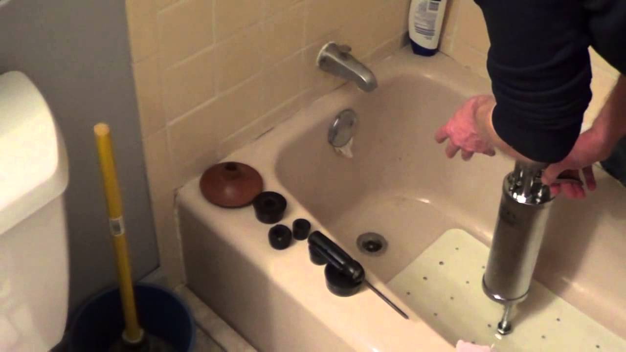 Water Clogging In Bathtub, How To Unclog A Clogged Bathtub
