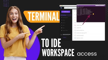 How to access IDE workspace from the Interactive Shell Pro terminal? | DevOps | Tools | Linux