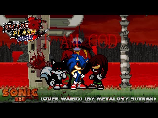 Sonic.exe at Green Hill Zone SSF2 MOD 