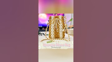 Macrame bag tutorial #shorts #macrame #handmade #bag #crochet #diybags #thoahandmade