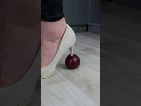 High Heels vs Fruits 🍊🍅🍋