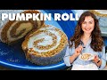 Easy Pumpkin Cake Roll with Creamy Filling Recipe