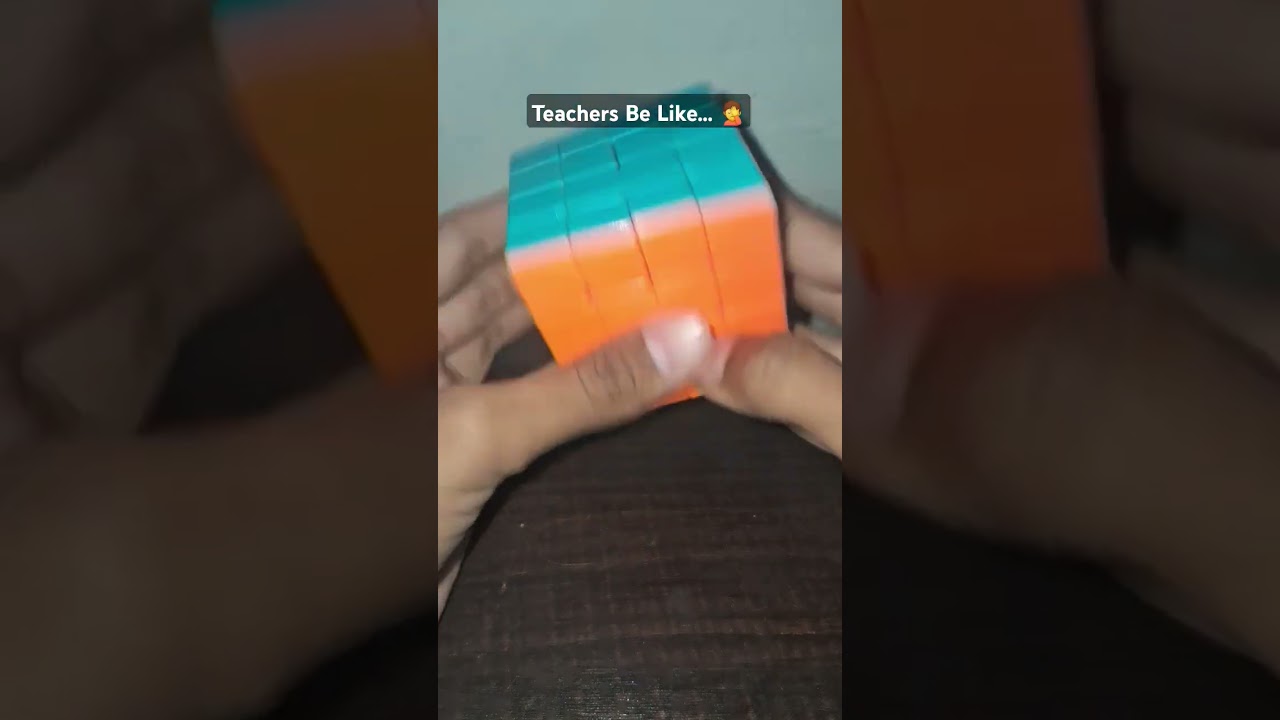 Teachers Be Like... 🤦 #rubikscube