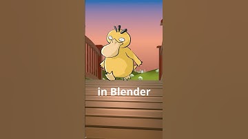 Combine 2D and 3D Animation  #animation #blender