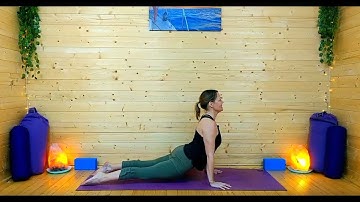Upward Facing Dog Yoga Pose by JOGA