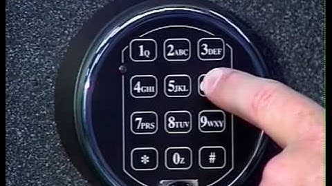 Low Profile Electronic Lock Code Change