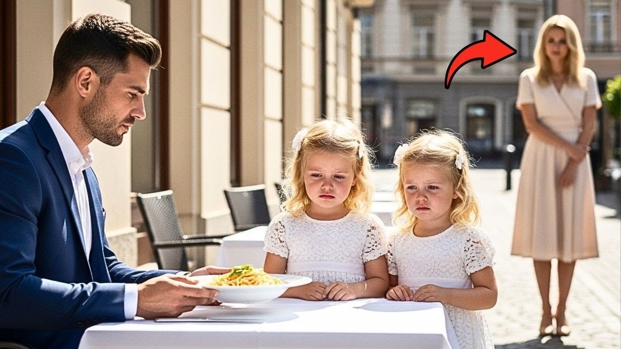 „Głodne bliźniaczki błagały o jedzenie — ojciec milioner zamarł, gdy spojrzał w ich oczy”