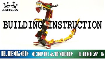 Lego Creator 31073 Mythical Snake (secret model) - Building Instruction