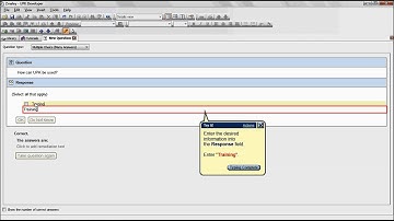 How to Enhance Content with Multiple Choice Questions in UPK Developer - Oracle UPK Videos