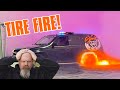 A Blazer Blaze 🔥 At Cleetus And Cars! I Set Fire To My Tires During A Burnout