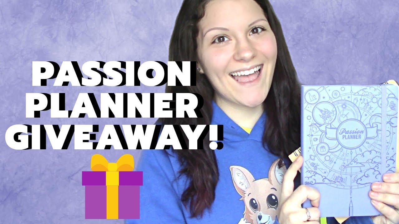 Passion Planner Giveaway! [CLOSED]