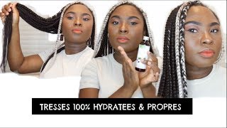 COMMENT LAVER ET HYDRATER SES CHEVEUX | TRESSES ou BOX BRAIDS