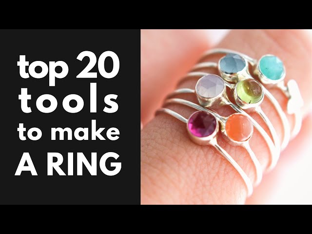 What TOOLS you need to make rings at home! Beginner silversmithing 