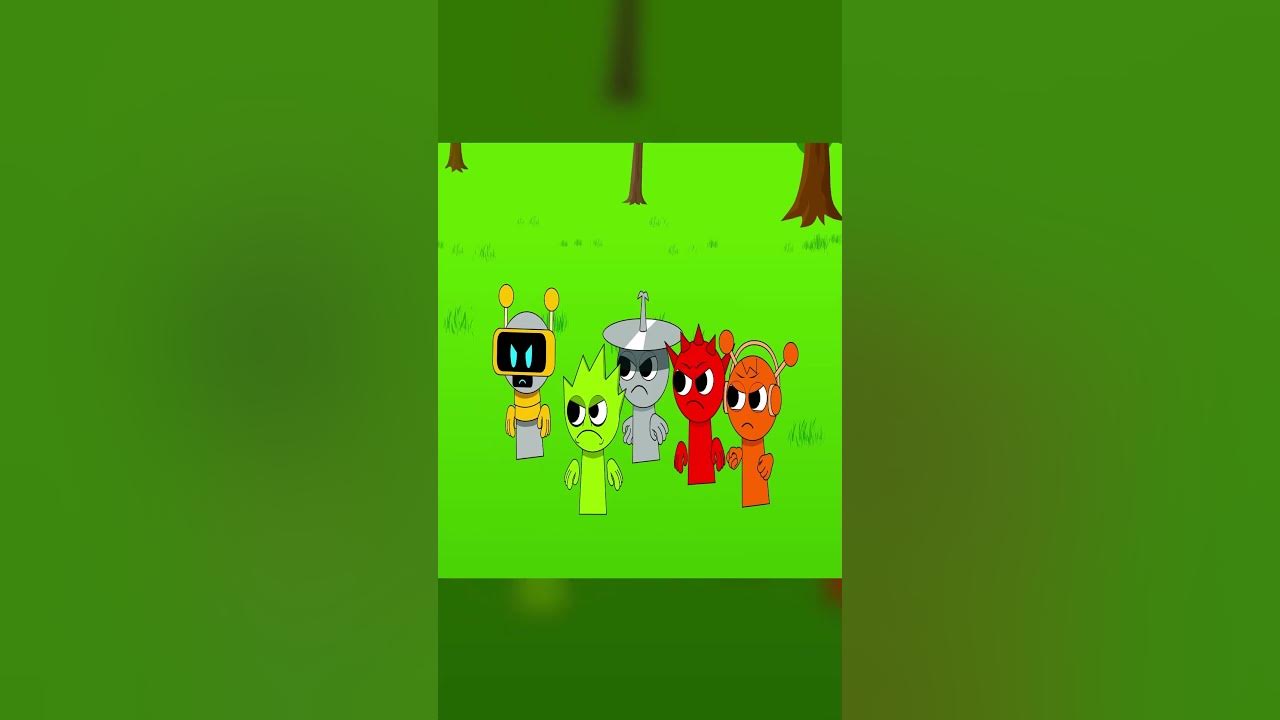 СИМОН ЖЕЛТЫЙ СТАЛ МОНСТРОМ 3 ФАЗЫ! ГРУСТНАЯ ИСТОРИЯ INCREDIBOX SPRUNKI ...