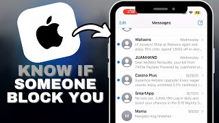 How To Know If Someone Blocked You On iPhone in SECONDS!